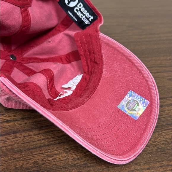 Desert Cactus Mauve Kappa Kappa Gamma Sorority Baseball Cap - Picture 3 of 5